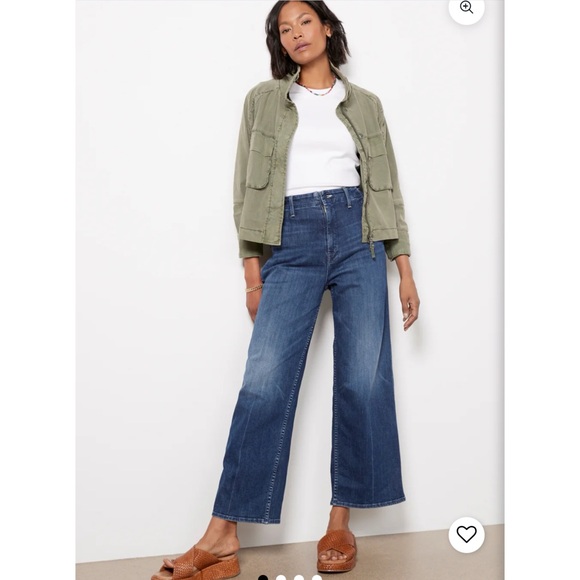 Mother Major Zip Flood Jean - Picture 1 of 12